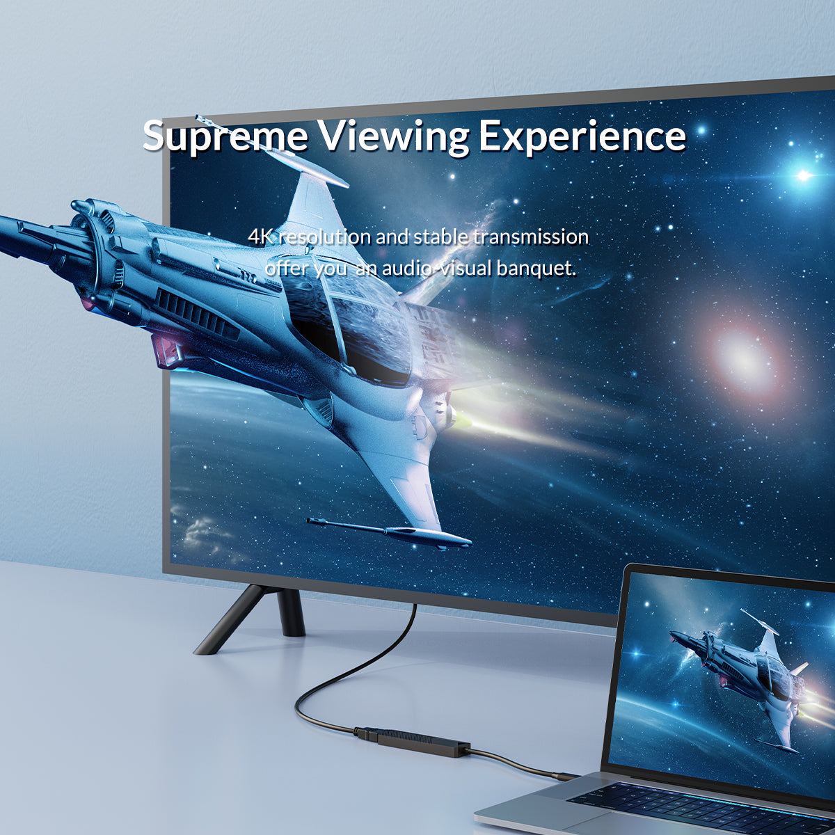 Uniqkart MDK-5P GY-BP 5-in-1 USB C Hub Dock Station Type C to USB 3.0x1+USB 2.0x1+Card Reader Slotx2+HDMIx1