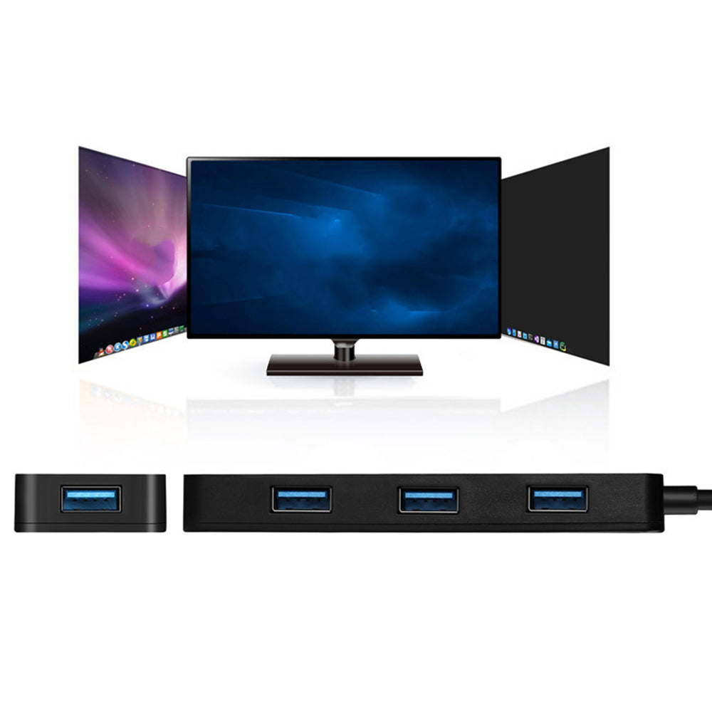 USB 3.0 HUB Expander with 4xUSB 3.2 + 2xCard Reader Slots for SD and TF Card Support 10Gbps Fast Data Transfer