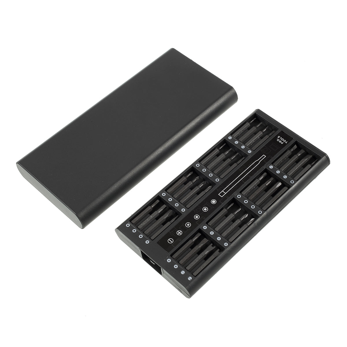 63-in-1 Magnetic Precision Screwdriver Repair Tool Kit Bits Set - Black