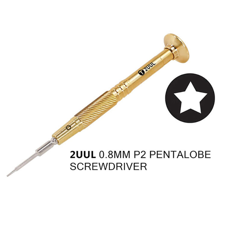 Pentagon 0.8 Pure Copper Precise Screwdriver Anti-slip Handle