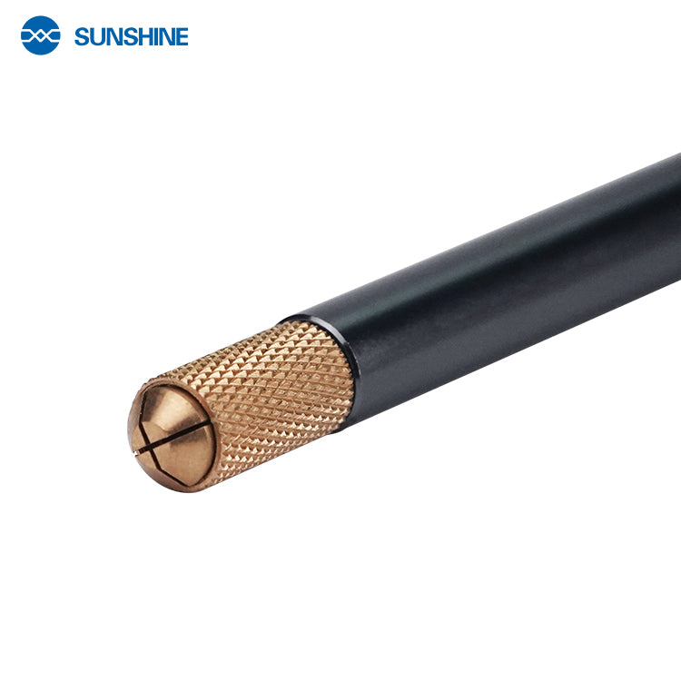 SUNSHINE SS-101C Mobile Phone Chip Repair Kit Aluminum Alloy Handle with Scraper Sickle Blade