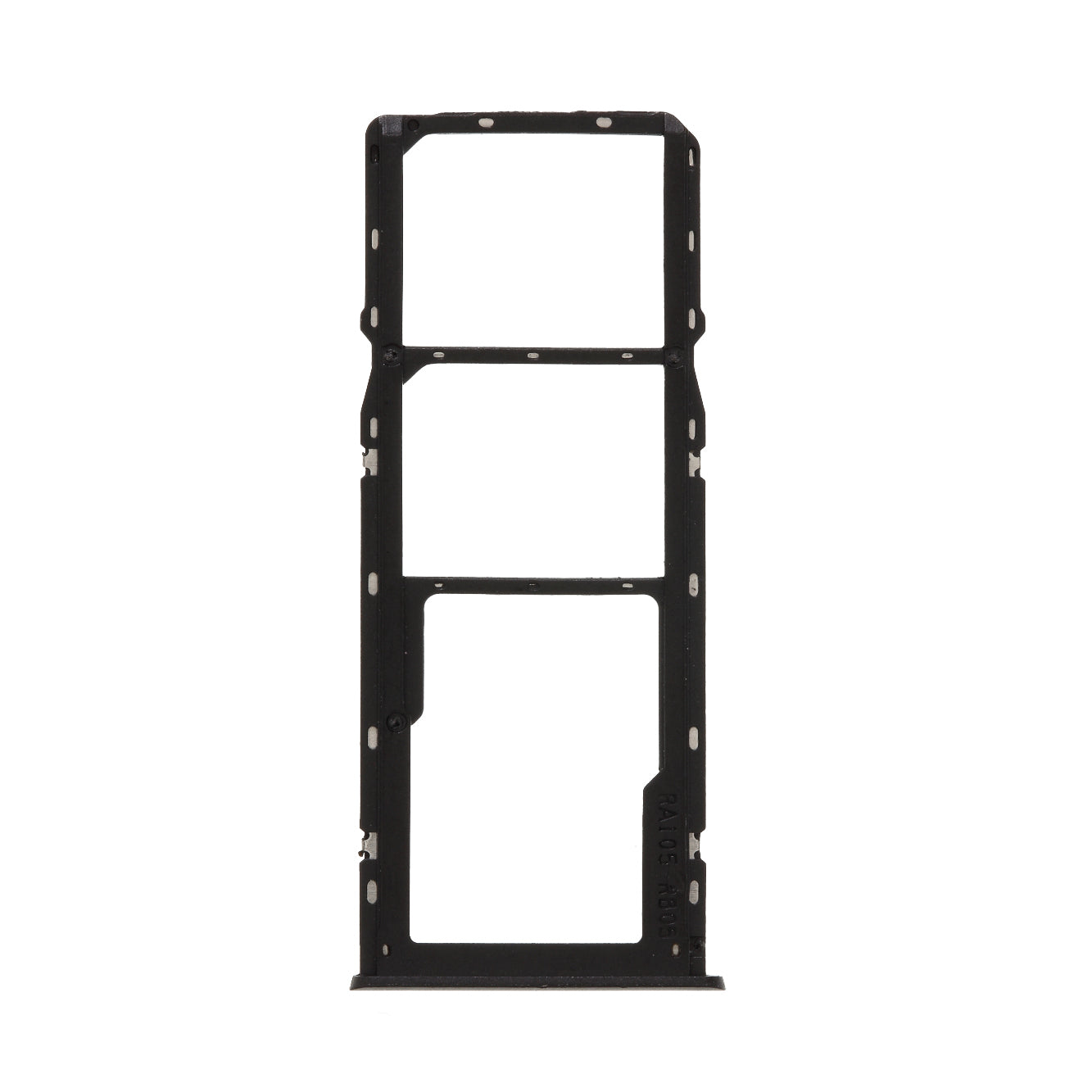 For OPPO Realme 5 Pro OEM Dual SIM Card + SD Card Tray Holder Replacement (without Logo) - Black