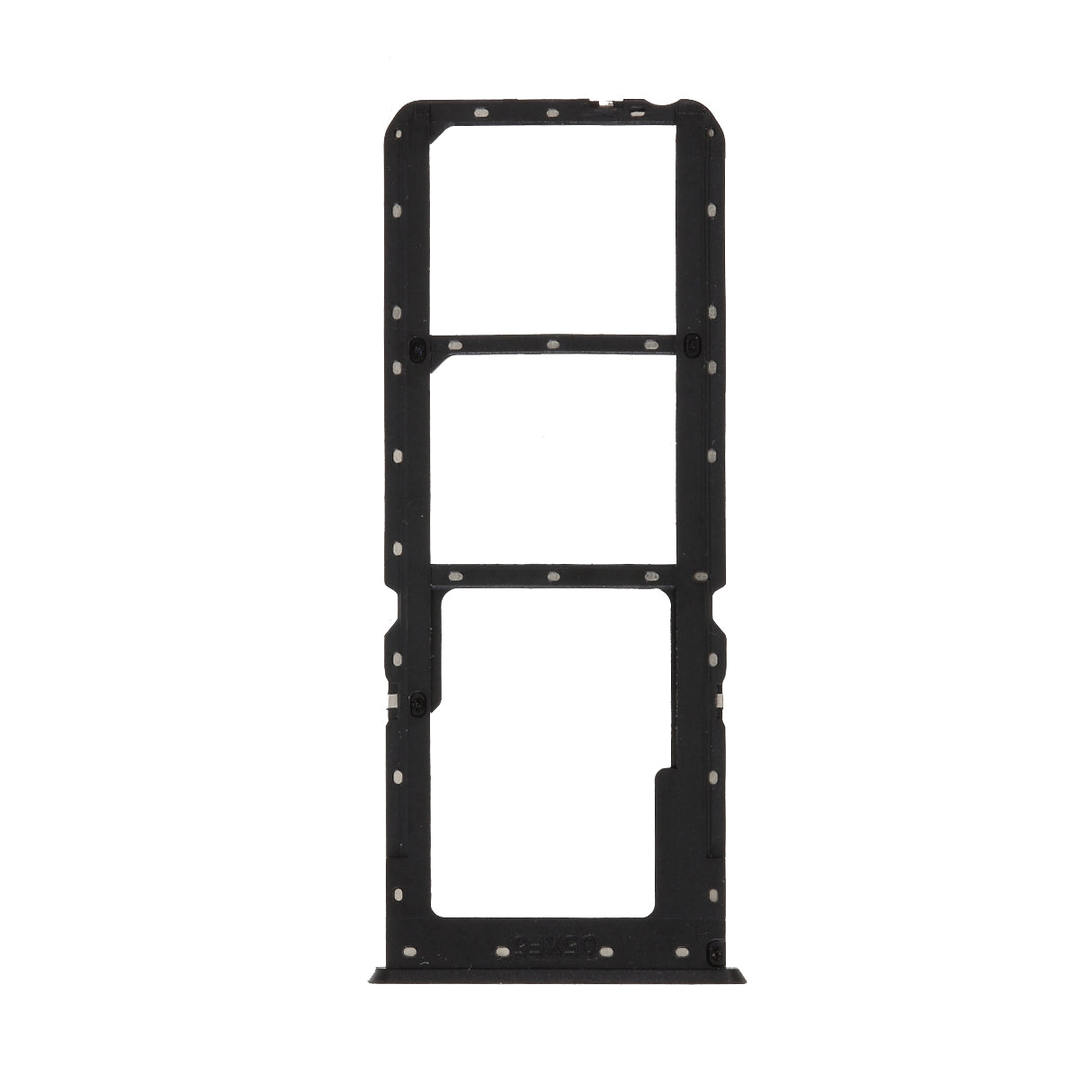 OEM Dual SIM Card + Micro SD Card Tray Holders Part for Oppo A5 / A3s - Black