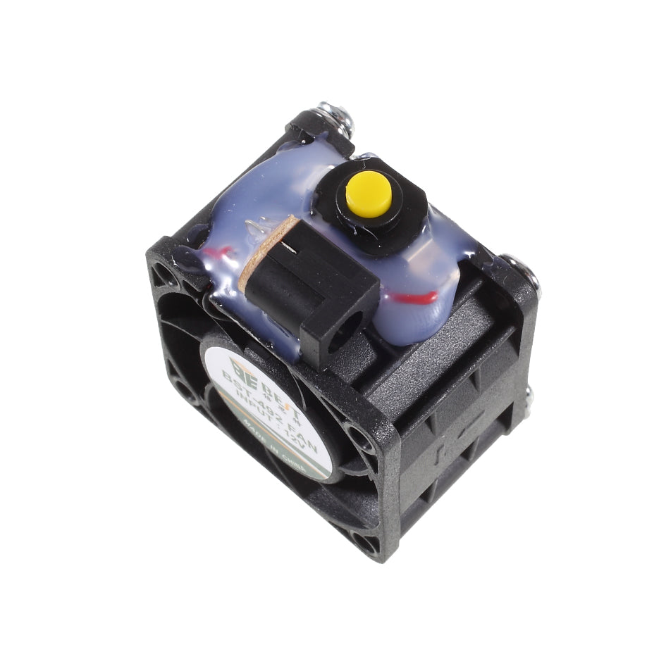 Uniqkart BST-492 Fan 12V Mini Flow Cooling Fan for CUP Chip Circuit Board Glass Glue - US Plug