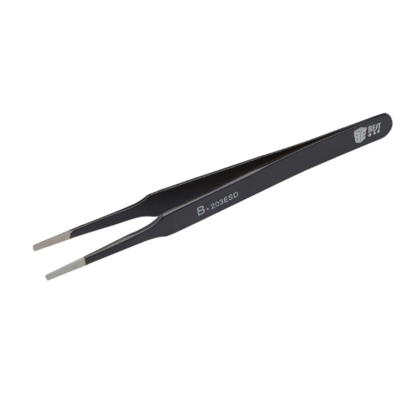Best BST-203ESD Mobile Repair Precision Anti-static Stainless Steel Tweezers