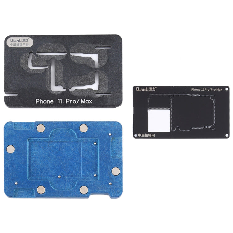 Uniqkart Tin Planting Platform Middle Frame for iPhone 11 Pro/Pro Max