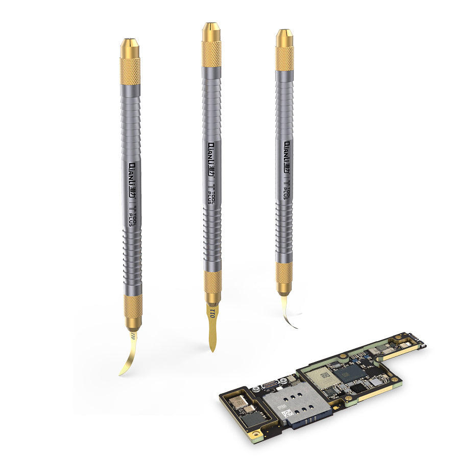 Uniqkart 011 Hand Polished Blades Multi-function Glue Remover Knife Repair Tool Kit