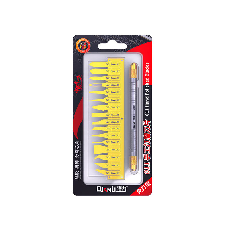 Uniqkart 011 Hand Polished Blades Multi-function Glue Remover Knife Repair Tool Kit