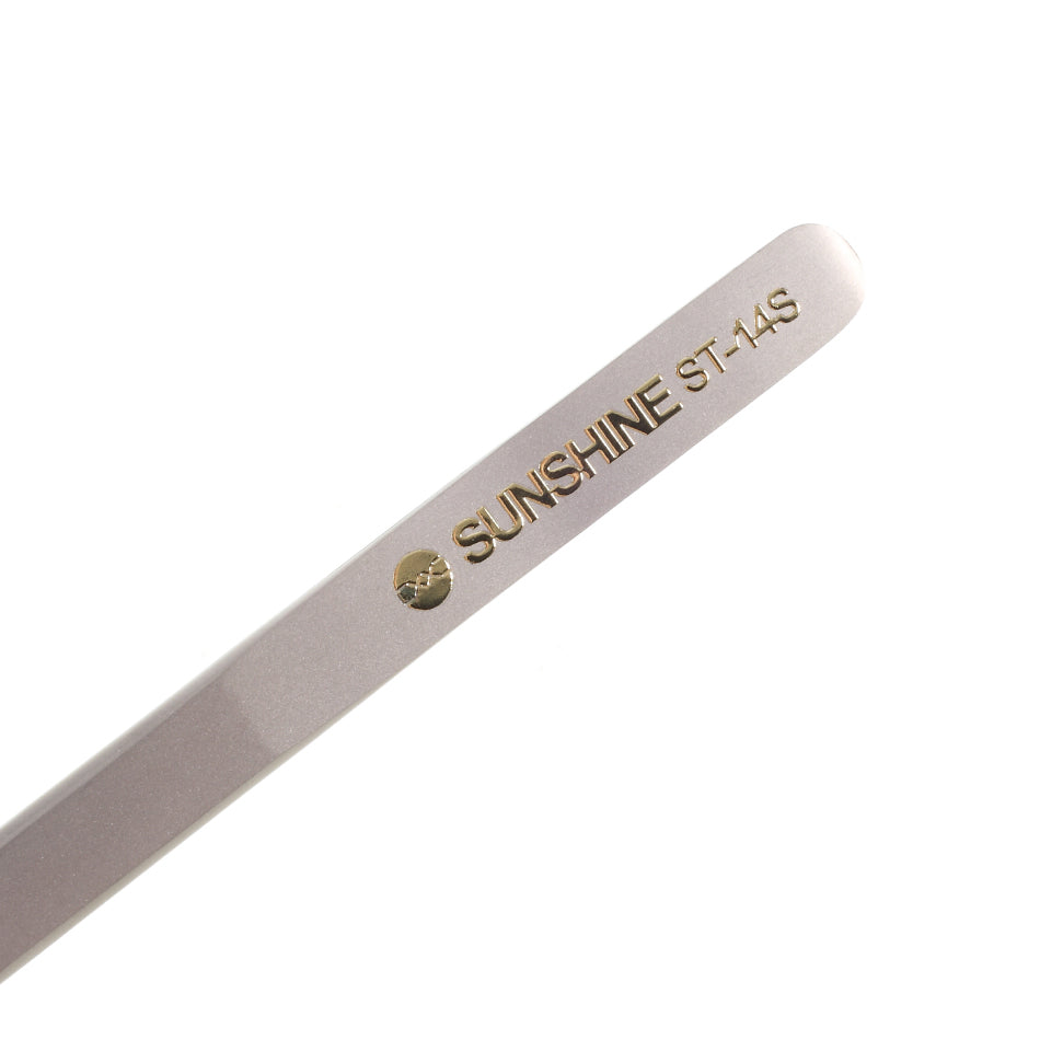 SUNSHINE ST-14S High Strength Metal Professional Curved Tip Tweezers