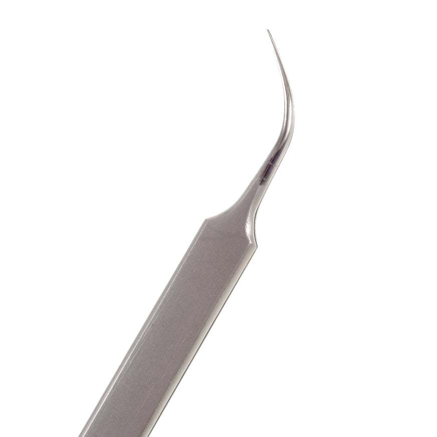 SUNSHINE ST-14S High Strength Metal Professional Curved Tip Tweezers