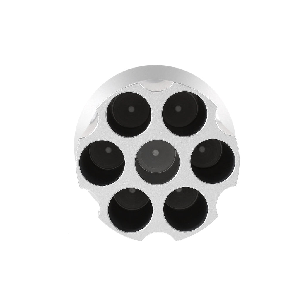 Screwdriver Organizer Non-slip Metal Base Rotating Tool Holder - Silver