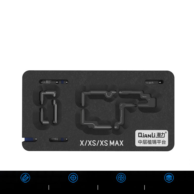 Uniqkart Middle Frame Reballing Platform for iPhone X / XS / XS Max