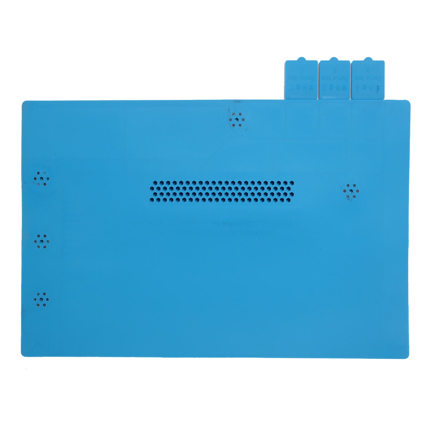 S-170 Heat Insulation Magnetic Silicone Repair Mat with Scale Ruler and Screw Position
