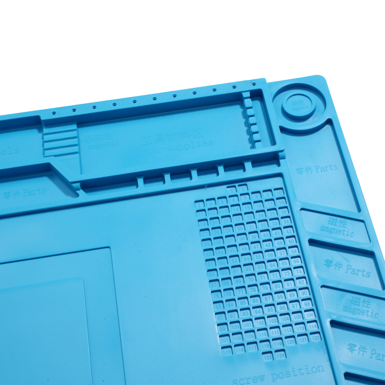 S-160 Magnetic Soldering Mat Heat Insulation Electronics Repair Magnetic Pad