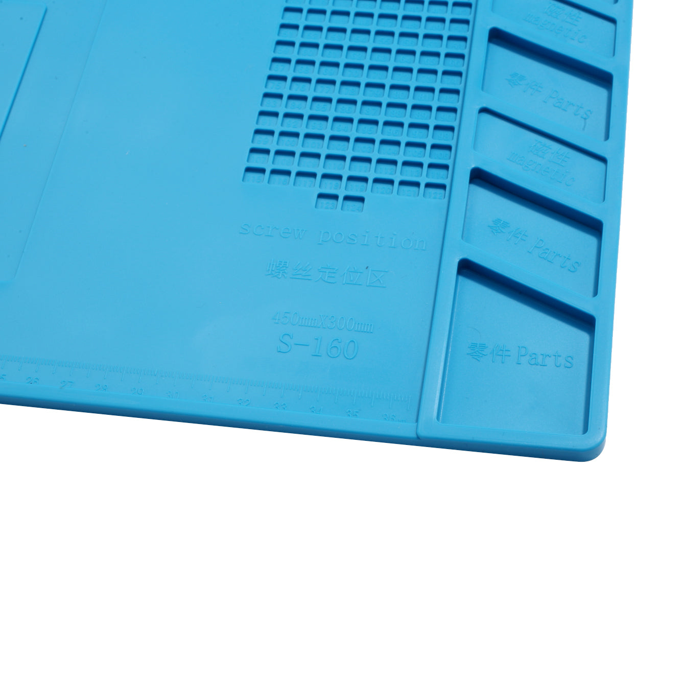 S-160 Magnetic Soldering Mat Heat Insulation Electronics Repair Magnetic Pad