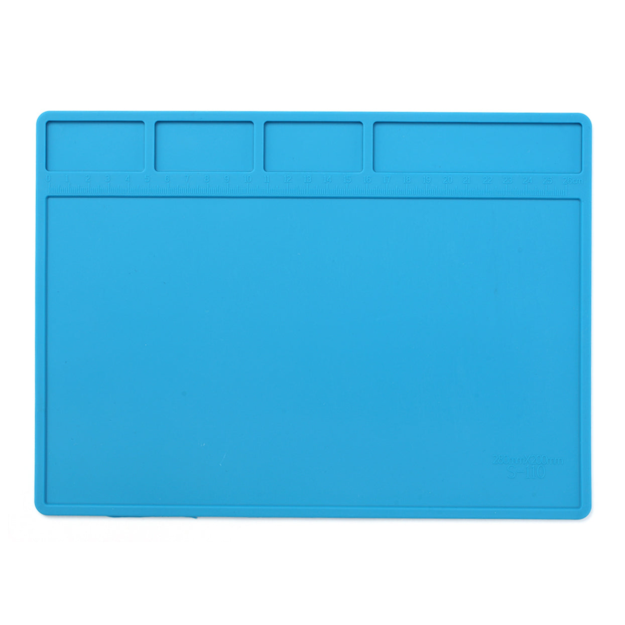 S-110 Heat Insulation Silicone Soldering Pad Mat Desk Maintenance Platform