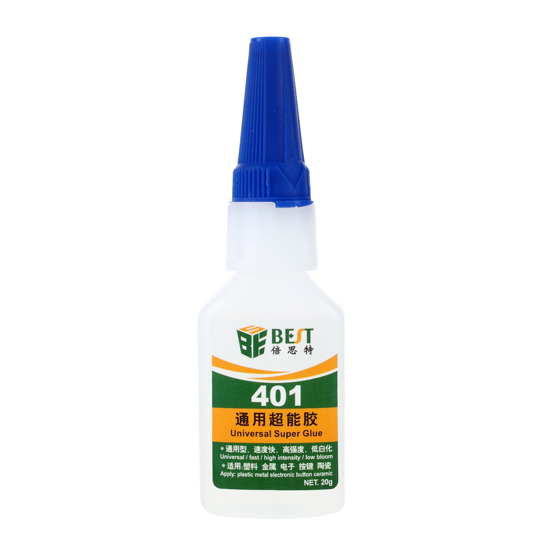 Uniqkart 401 Universal Super Glue 20g Multi-functional Instant Adhesive Glue Tool