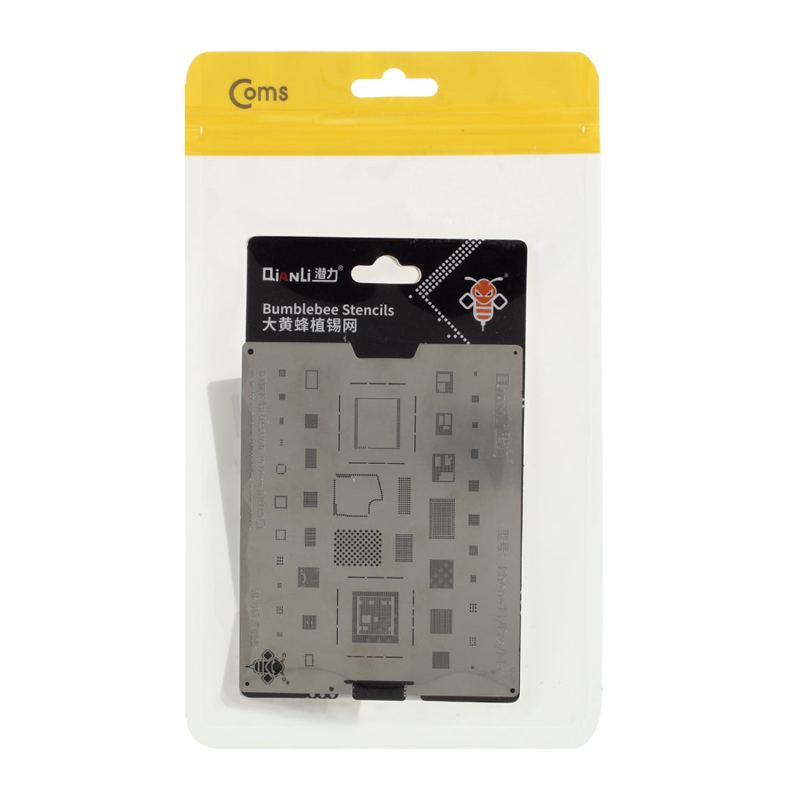Bumblebee Stencils IC Chip BGA Reballing Stencil Solder Template for iPhone 11/11 Pro/11 Pro Max