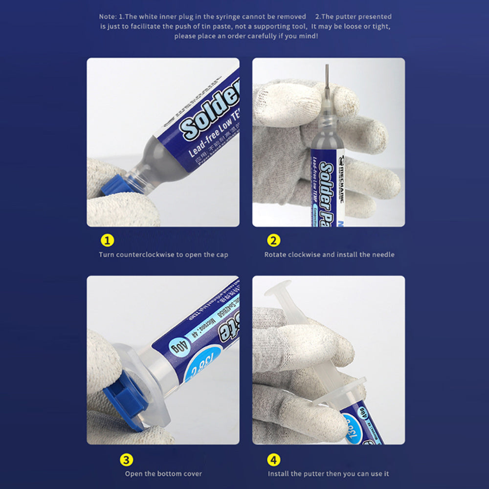 Mechanic NS17 217 Degrees Celsius 40g Lead-free High TEMP Solder Paste