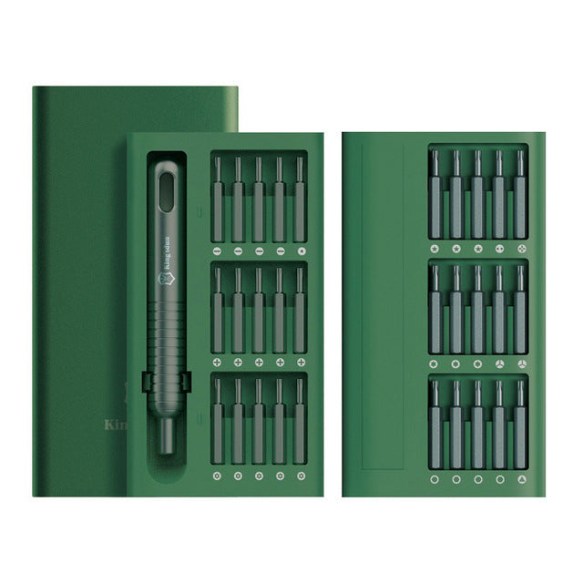 KING'SDUN KS-840031 Precision 31-in-1 Screwdriver Set - Green
