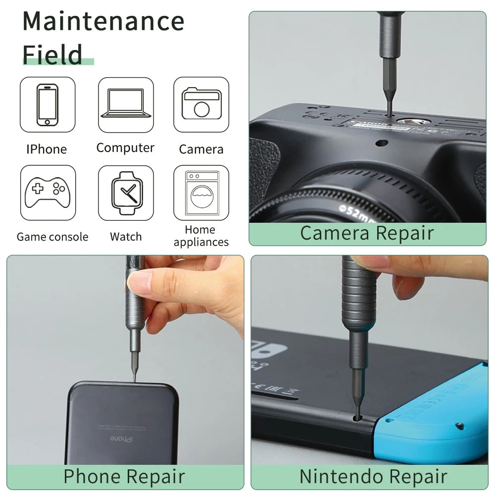 KING'SDUN KS-840031 Precision 31-in-1 Screwdriver Set - Green