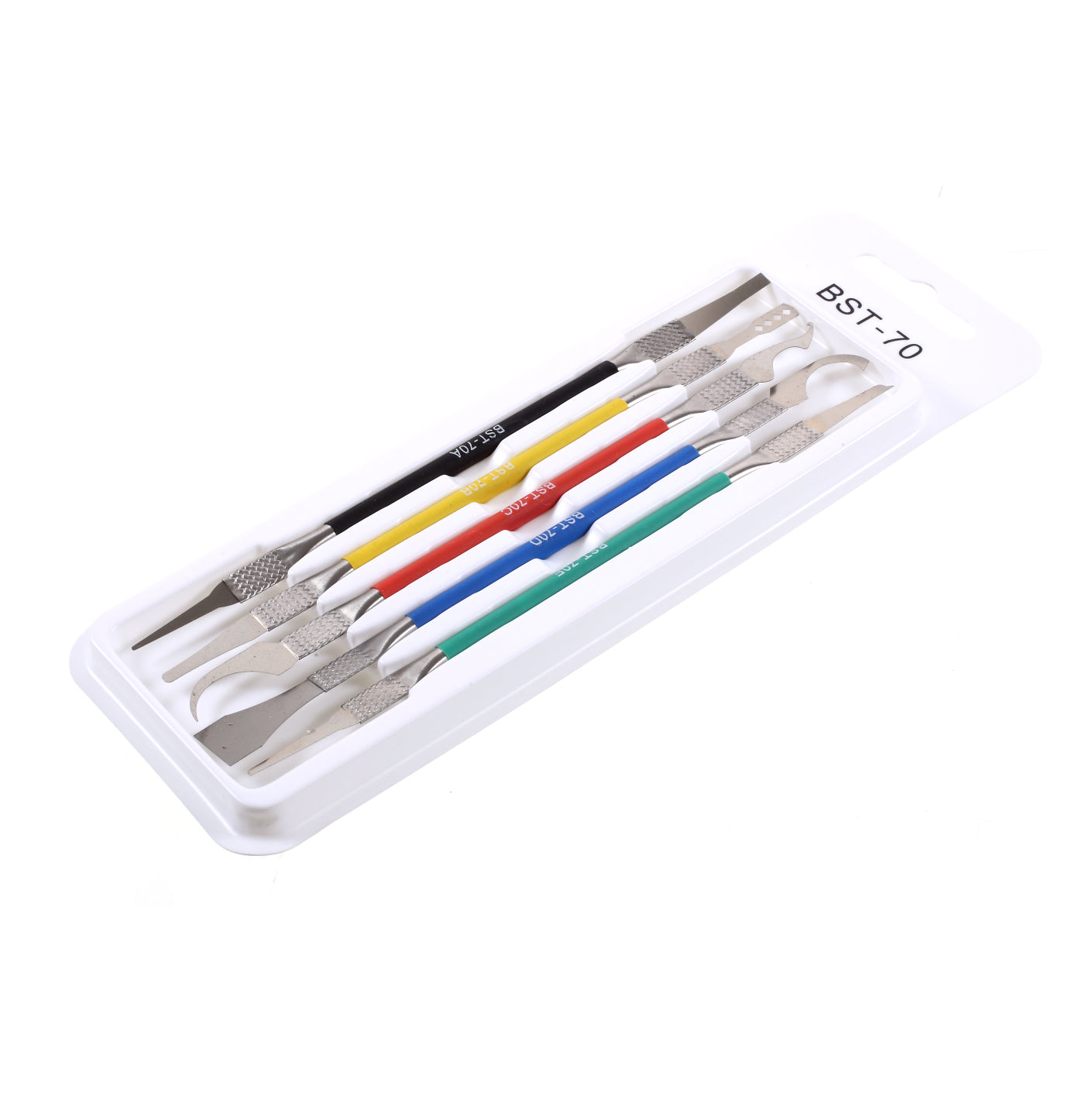 Uniqkart BST-70 5-in-1 CPU Pry Knife Kit Mobile Phone Motherboard BGA Chip Remove Repair Tool