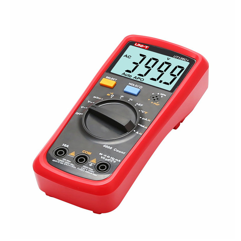 UNI-T UT136C+ Auto Range Digital Multimeter AC/DC Resistance Frequency Meter Tester