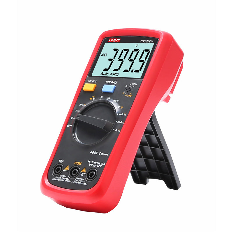 UNI-T UT136C+ Auto Range Digital Multimeter AC/DC Resistance Frequency Meter Tester