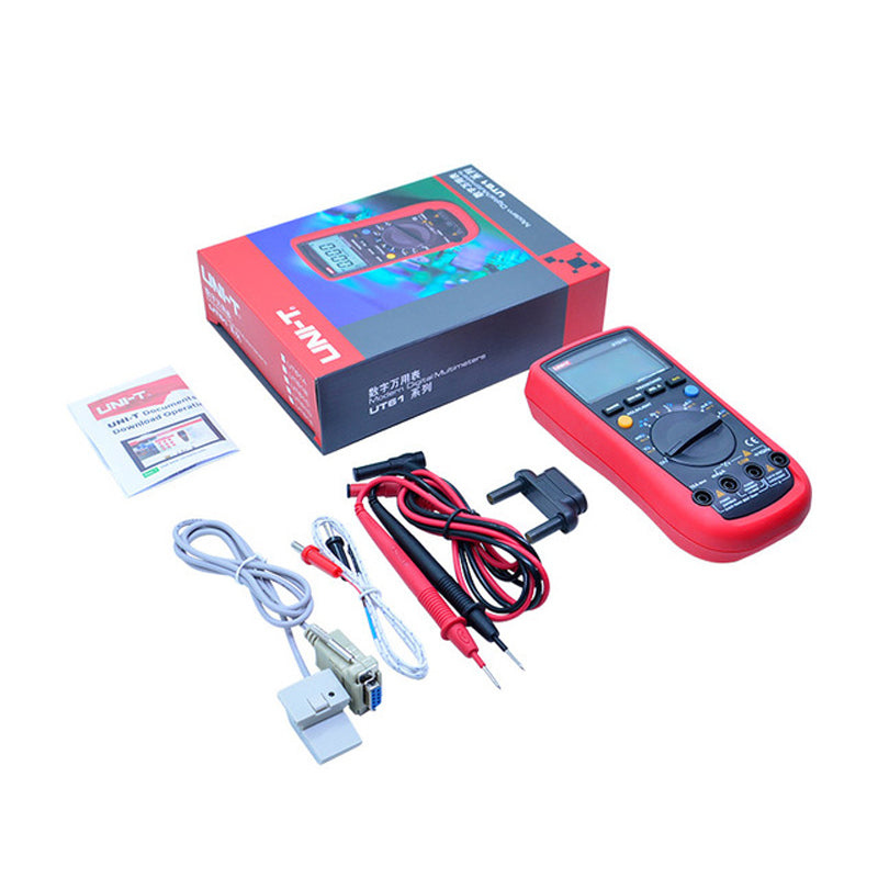 UNI-T UT61B Modern Digital Multimeter Auto Range Backlight True RMS Temperature Tester
