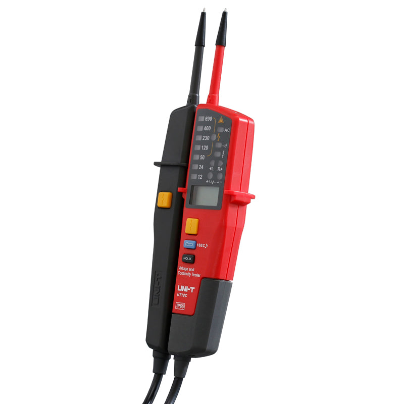 UNI-T UT18C Auto Range Voltage Meter Continuity RCD Tester LCD/LED Detector