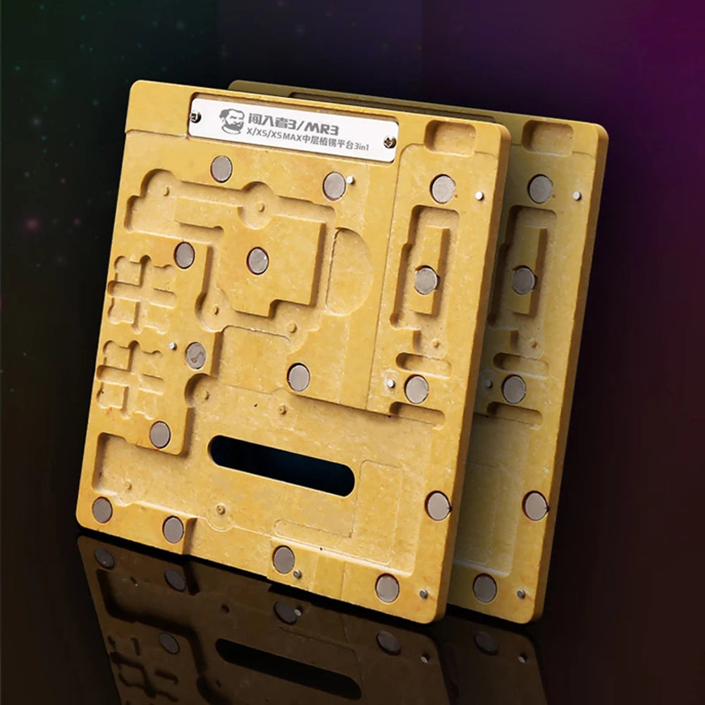 MECHANIC MR3 3in1 Tin Plant Fixed Auto-positioning Platform Main Board Fixture with Planting Net for iPhone X/XS/XS Max