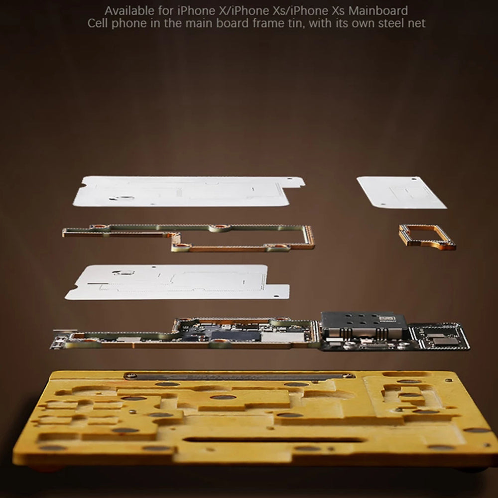 MECHANIC MR3 3in1 Tin Plant Fixed Auto-positioning Platform Main Board Fixture with Planting Net for iPhone X/XS/XS Max