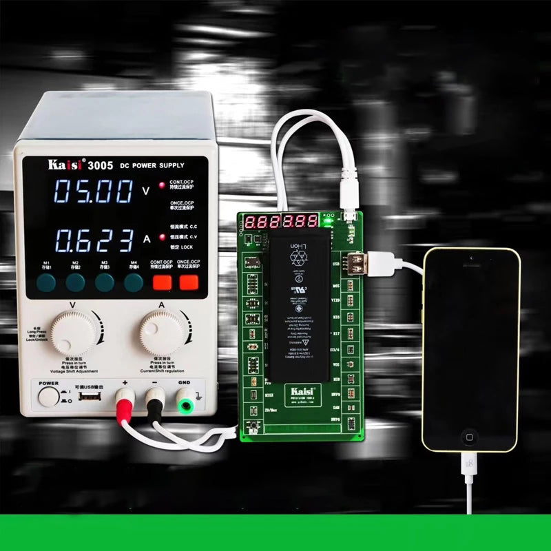 KAISI K-9220 Battery Activation Charge Board Intelligent Quick Charging Tester for Smart Phone