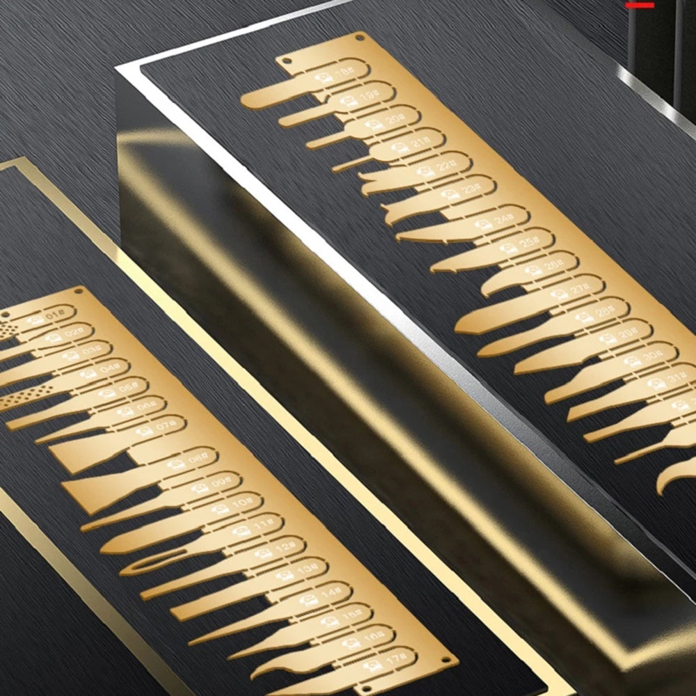 Mechanic 004 CPU Glue Remover BGA Motherboard Chip Layer Disassemble Scraping Knife with Blades Tool Kit