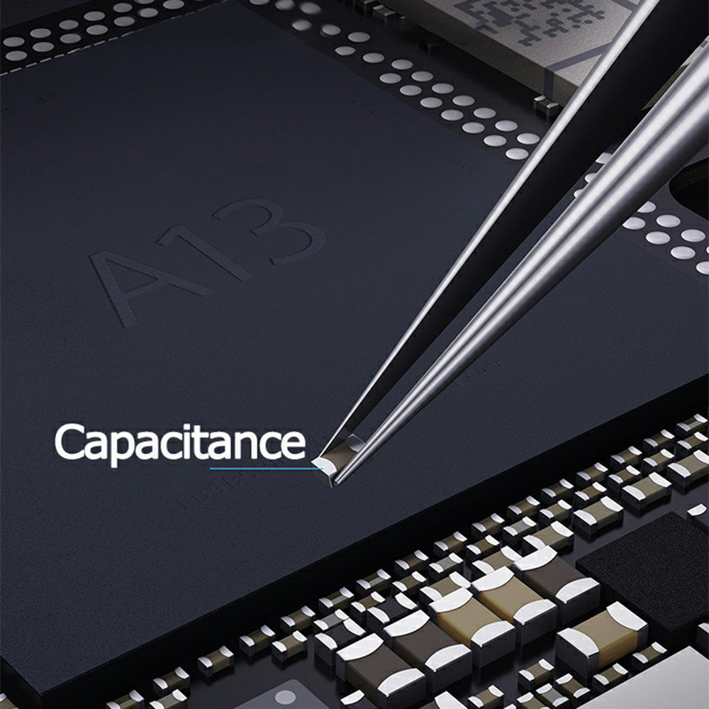 Uniqkart INEEZY YX-01 Hand-polished Non-magnetic Precision Stainless Steel 0.1mm Fine Type Pointed Tweezers