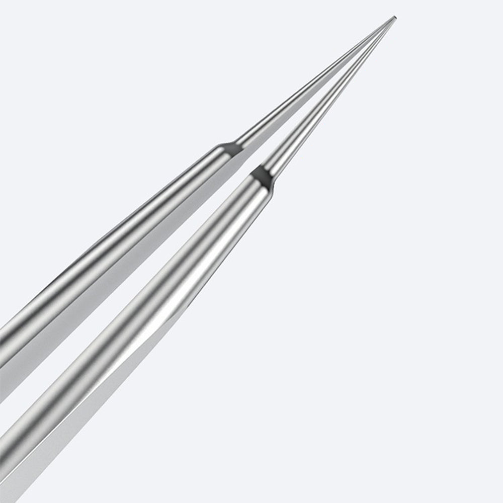 Uniqkart INEEZY YX-01 Hand-polished Non-magnetic Precision Stainless Steel 0.1mm Fine Type Pointed Tweezers