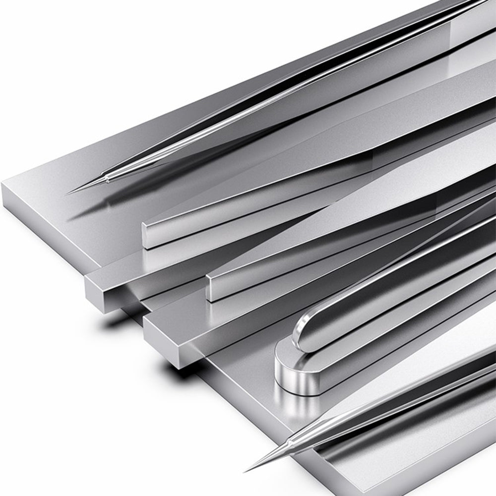 Uniqkart INEEZY YX-01 Hand-polished Non-magnetic Precision Stainless Steel 0.1mm Fine Type Pointed Tweezers