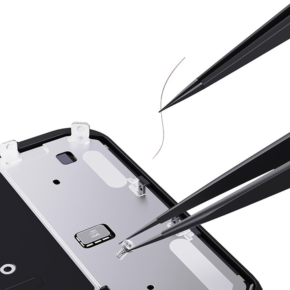 Uniqkart INEEZY FX-04 0.15mm Wide Type Hand-polished Non-magnetic Precision Stainless Steel Tweezers