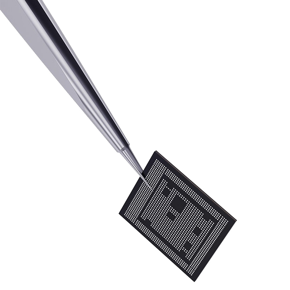 Uniqkart INEEZY YK-02 Hand-polished Non-magnetic Precision Stainless Steel 0.1mm Wide Type Pointed Tweezers