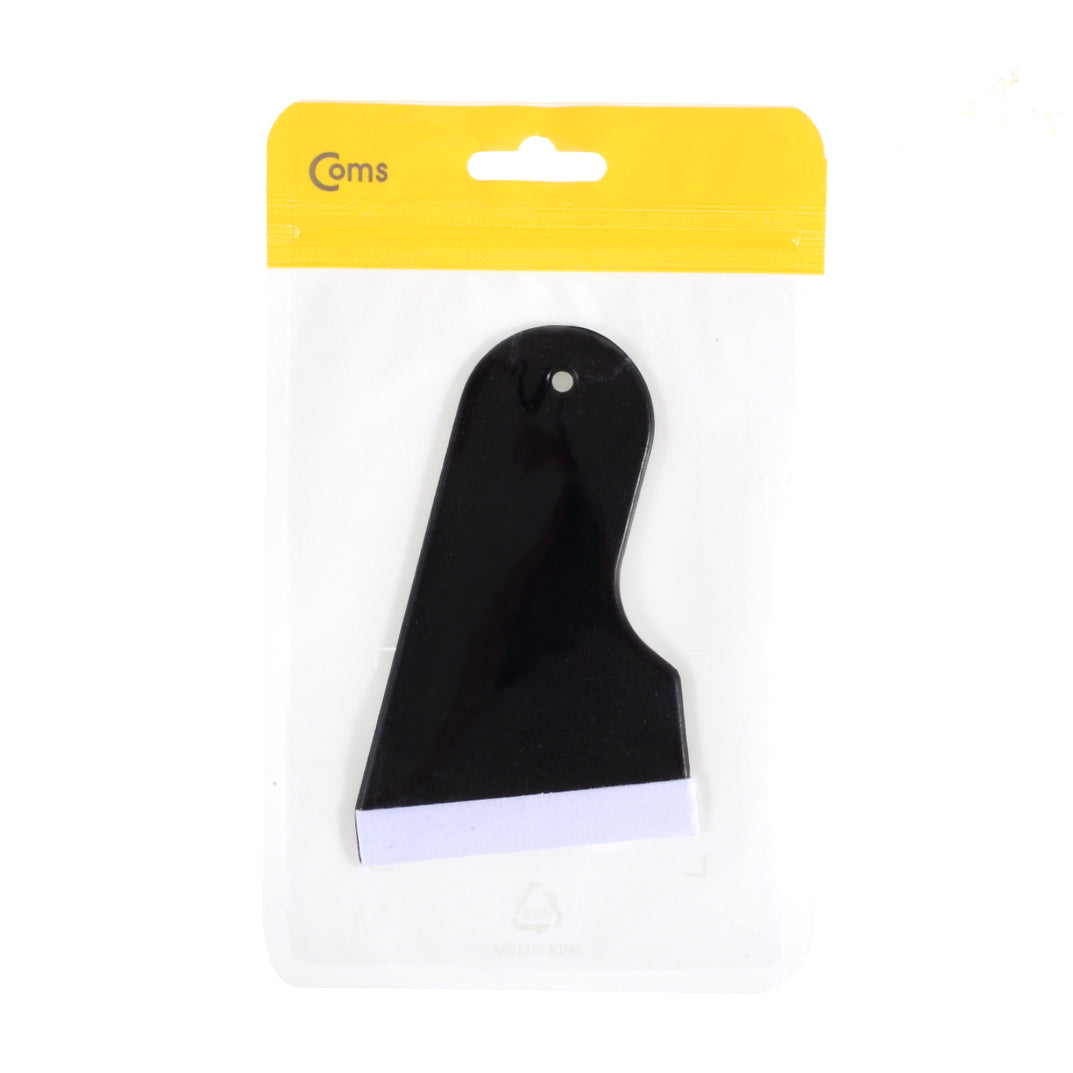 Plastic Long Handle Screen Protector Hydrogel Film Remove Air Bubble Scraper for Mobile Phone - White Edge