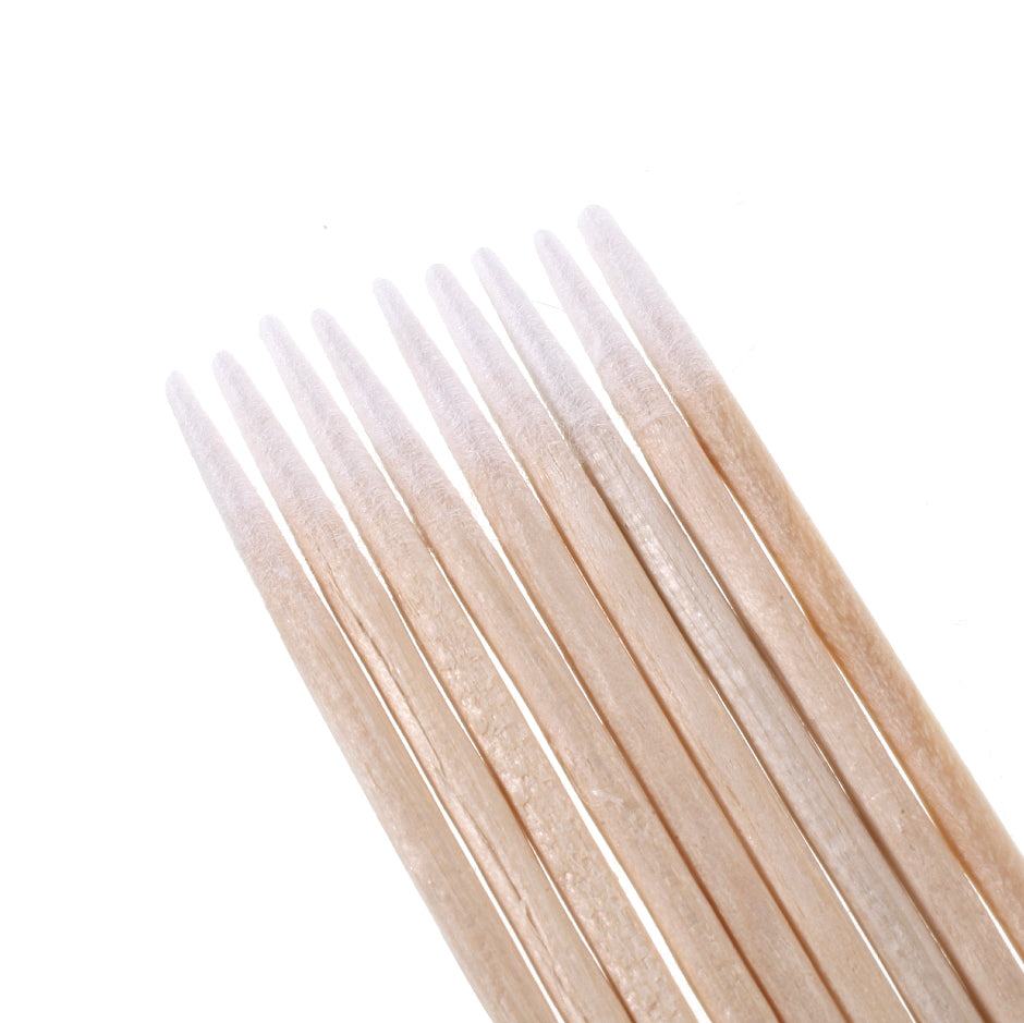 100Pcs BEST Mobile Phone Charge Port Earphone Jack Dust Removal Cleaning Tools Cotton Swab Sticks