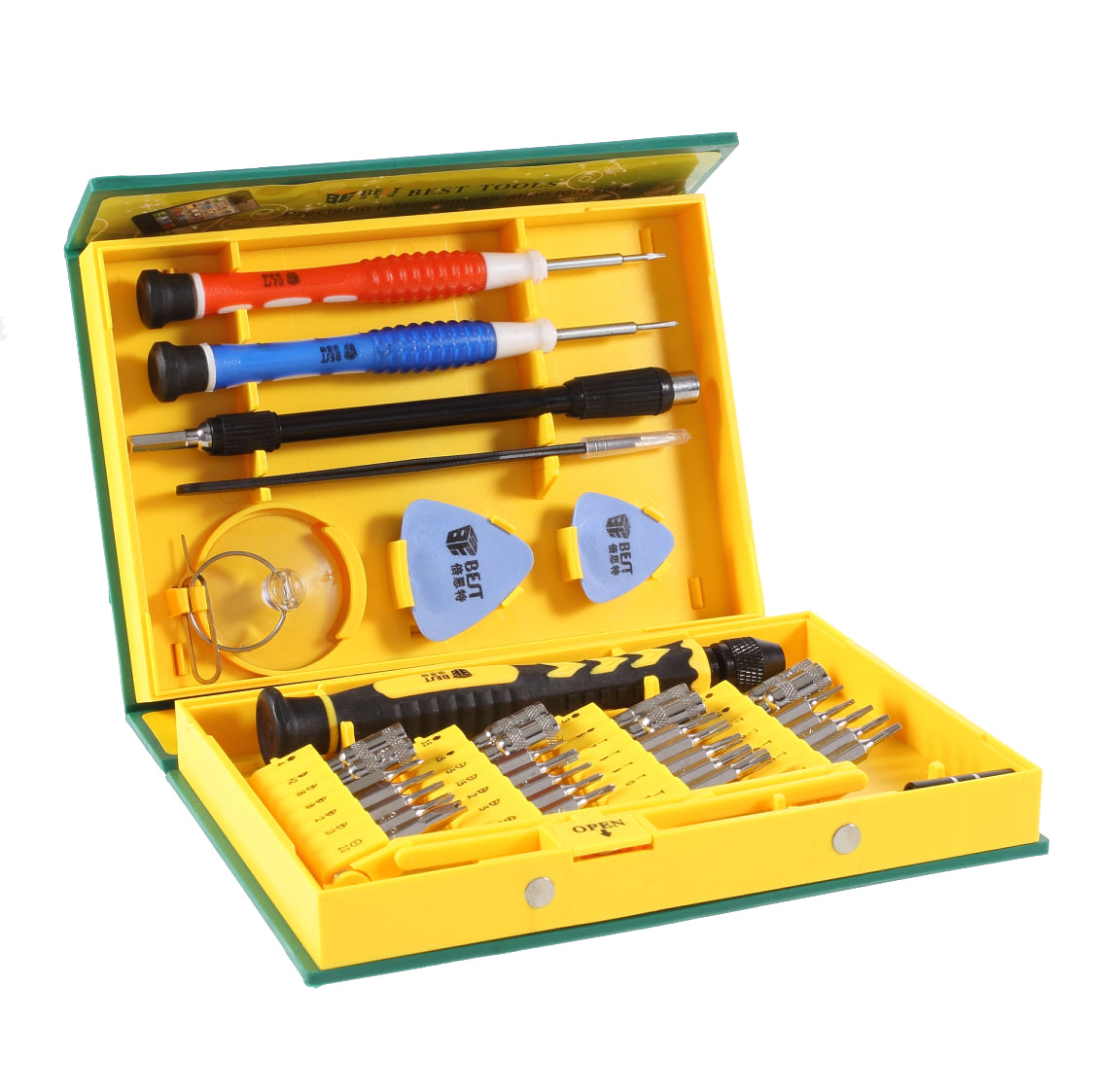 Uniqkart BST-8921 38pcs-in-1 Universal Repair Tool Kit Mobile Phone Repairing Tools