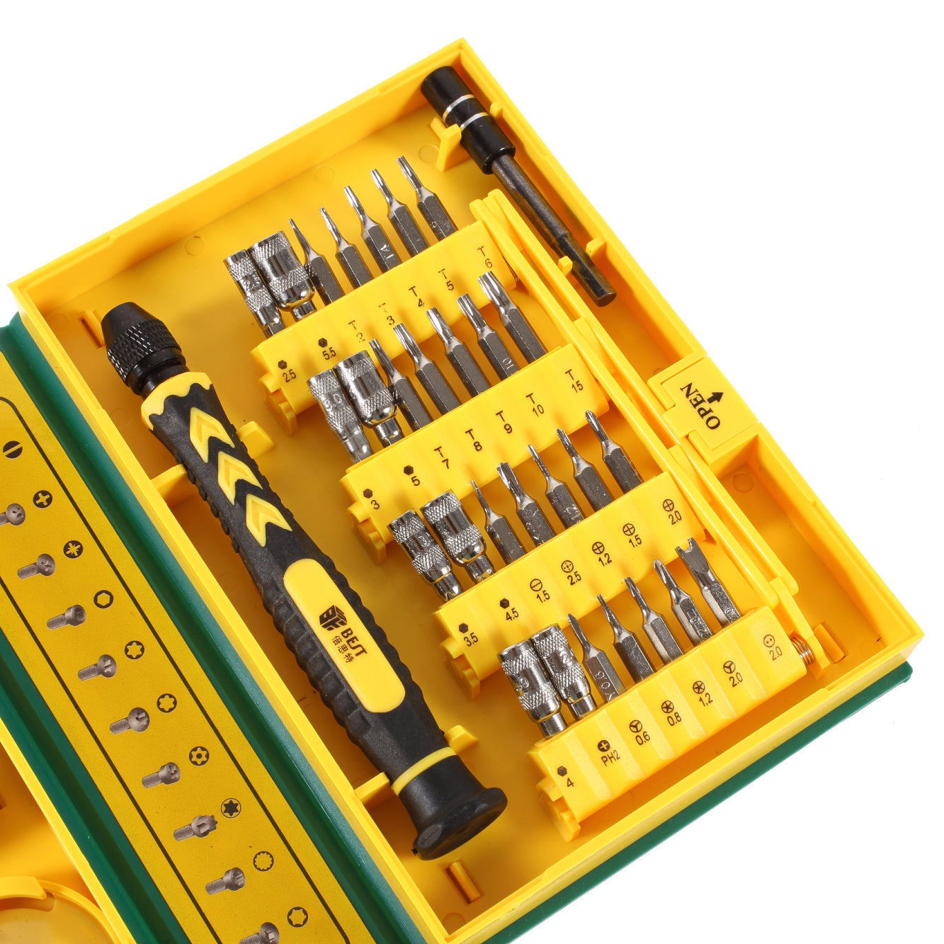 Uniqkart BST-8921 38pcs-in-1 Universal Repair Tool Kit Mobile Phone Repairing Tools