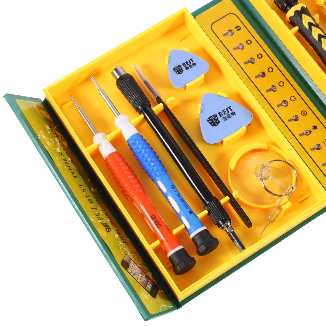 Uniqkart BST-8922 Cell Phone Repair Tool Kit Precision Screwdriver Set S2