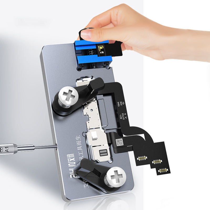 ALHUN 2 Generation 2 in 1 Camera Fixed Maintenance Clamp Dot Matrix Repair Holder for iPhone X/XR/XS/11 Pro Max/12