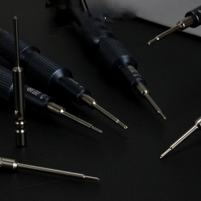 5pcs/Set 3D Precision Alloy S2 Batch Head Screwdrivers Set Anti-slip Screwdrivers Disassemble Opening Tool