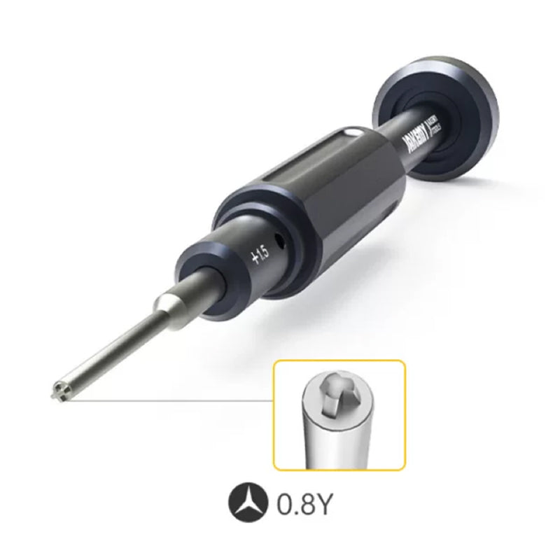 Jakemy JM-8179 Precision 3D Aluminum Alloy Screwdriver for Mobile Phone Disassembly Repair Tool - Tri-wing Y0.8