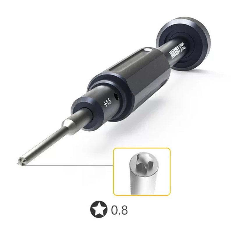 Jakemy JM-8179 Precision 3D Aluminum Alloy Screwdriver for Mobile Phone Disassembly Repair Tool - Pentalobe 0.8