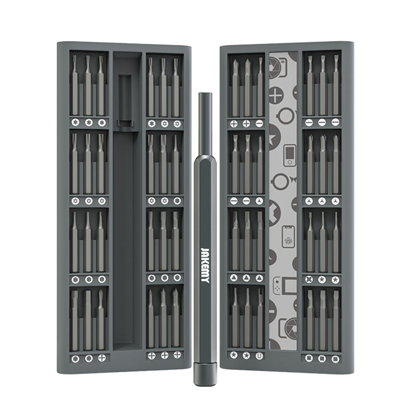 Jakemy JM-8182 49-in-1 Precision Aluminum Alloy Screwdriver Repair Tool Kit for Mobile Phone Disassembly