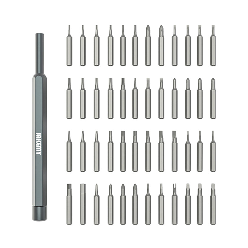 Jakemy JM-8182 49-in-1 Precision Aluminum Alloy Screwdriver Repair Tool Kit for Mobile Phone Disassembly